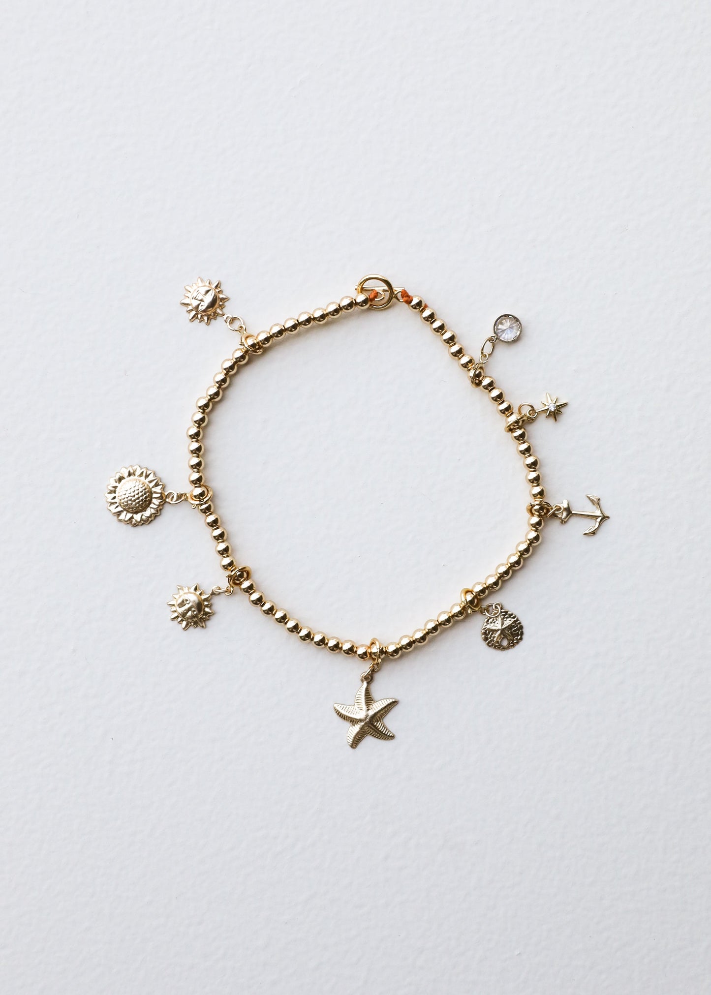 14k Gold Filled Beaded Anklet or Bracelet