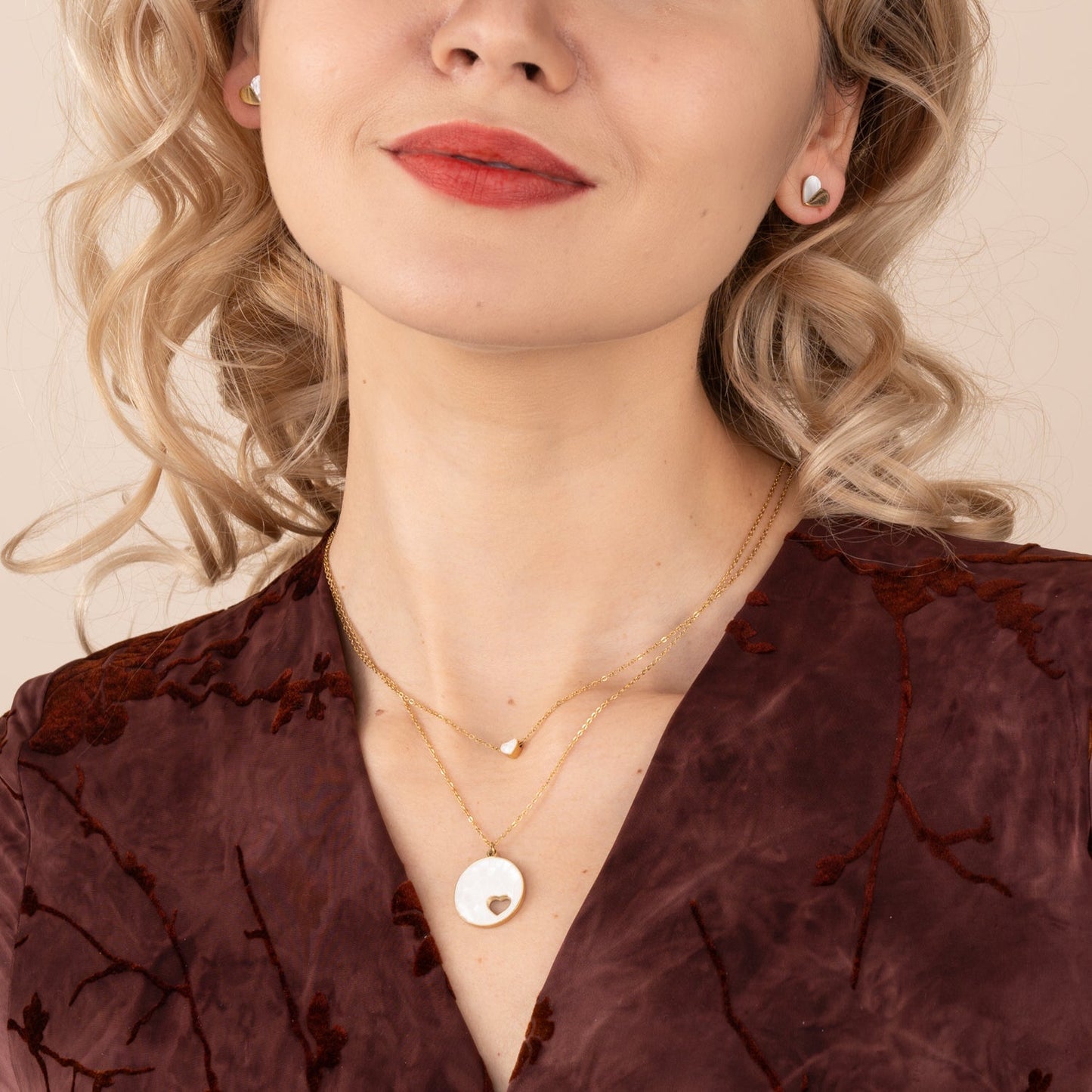 Journey Together Necklace Set - Mother of Pearl