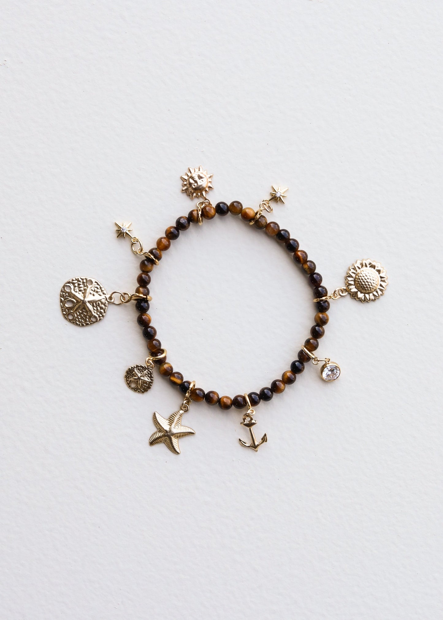 Sand Dollar Charm - 14K gold filled