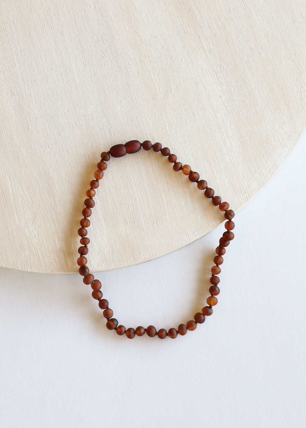 Raw Cognac Baltic Amber Necklace