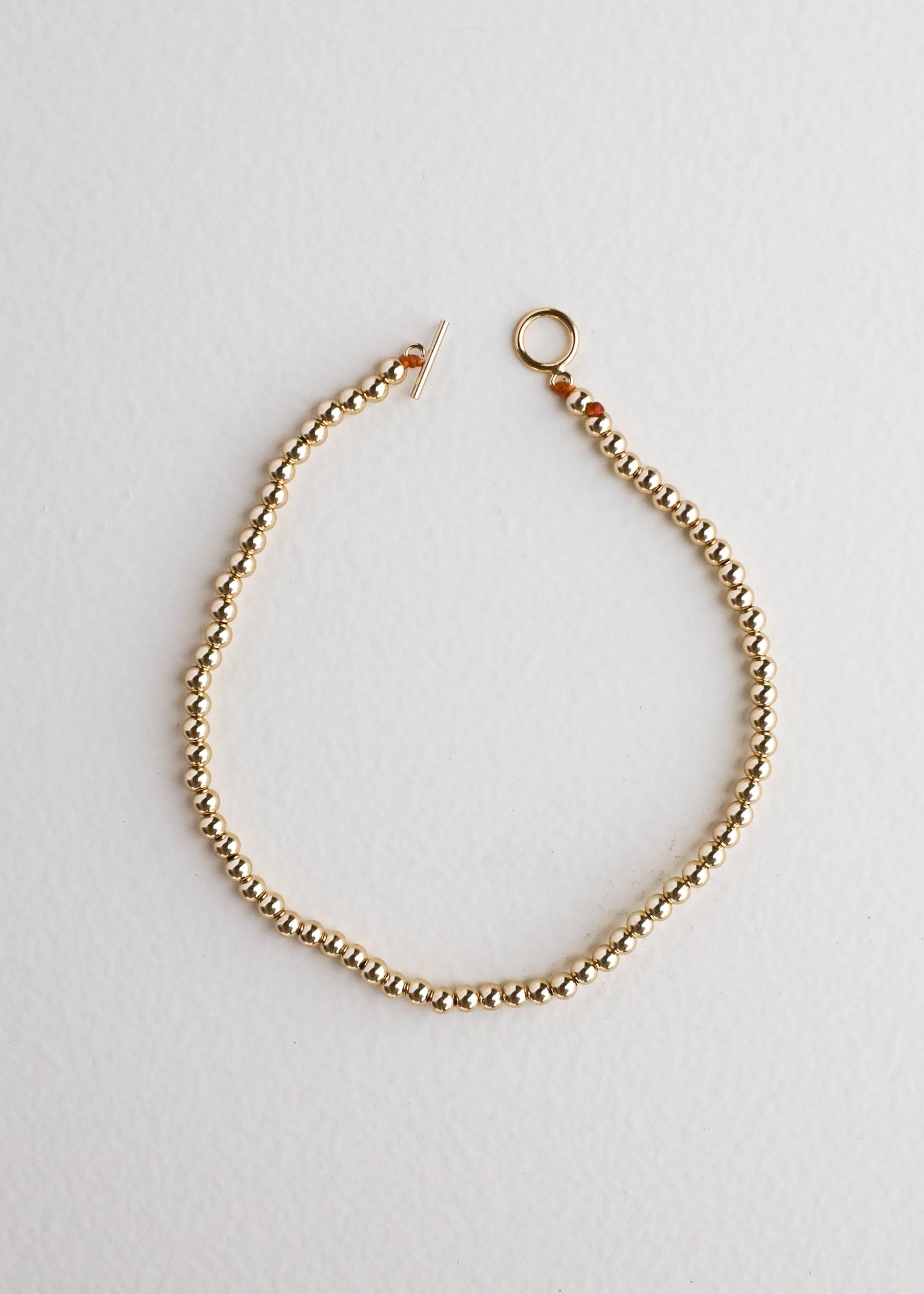 14k Gold Filled Beaded Anklet or Bracelet