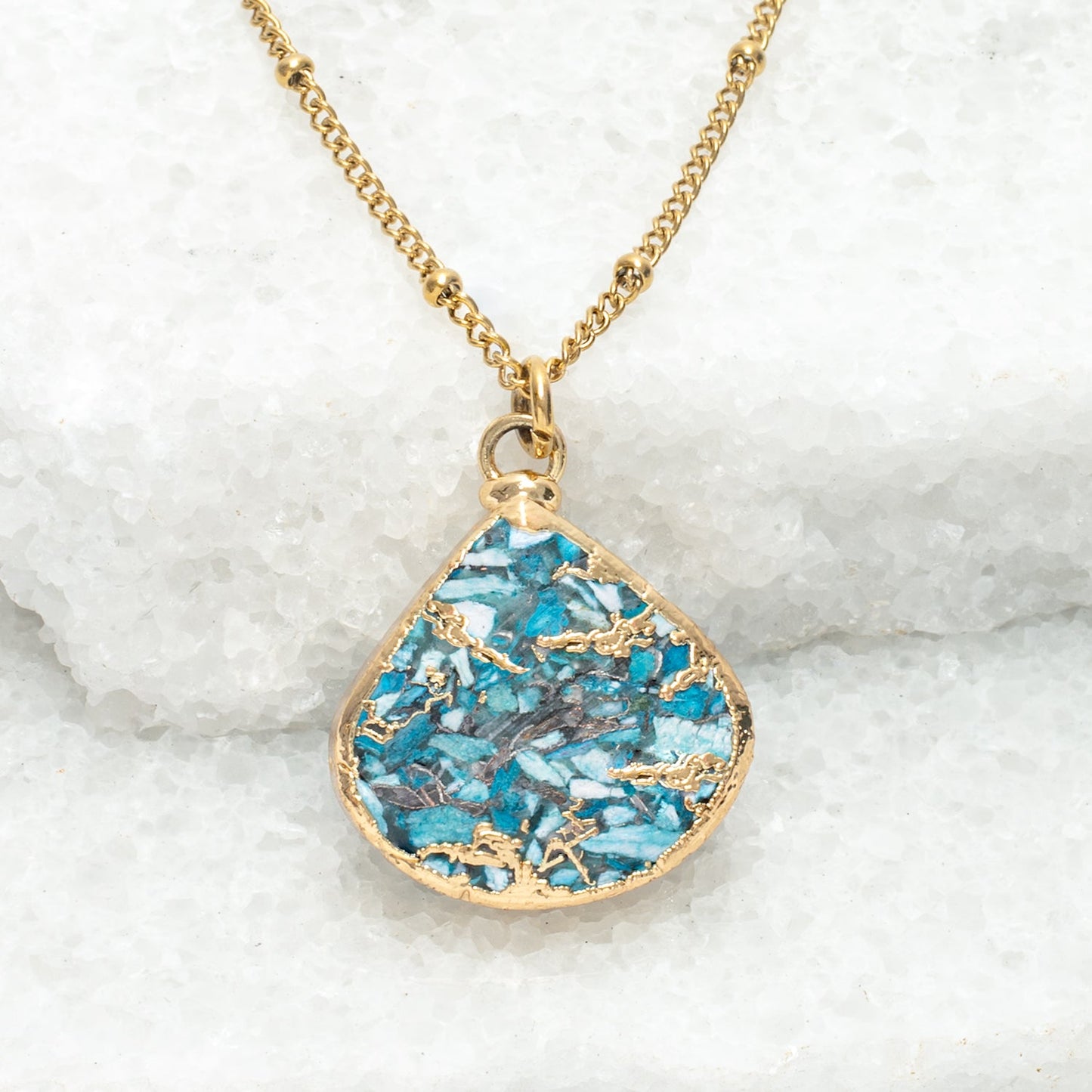 Emperor Stone Blossom Necklace