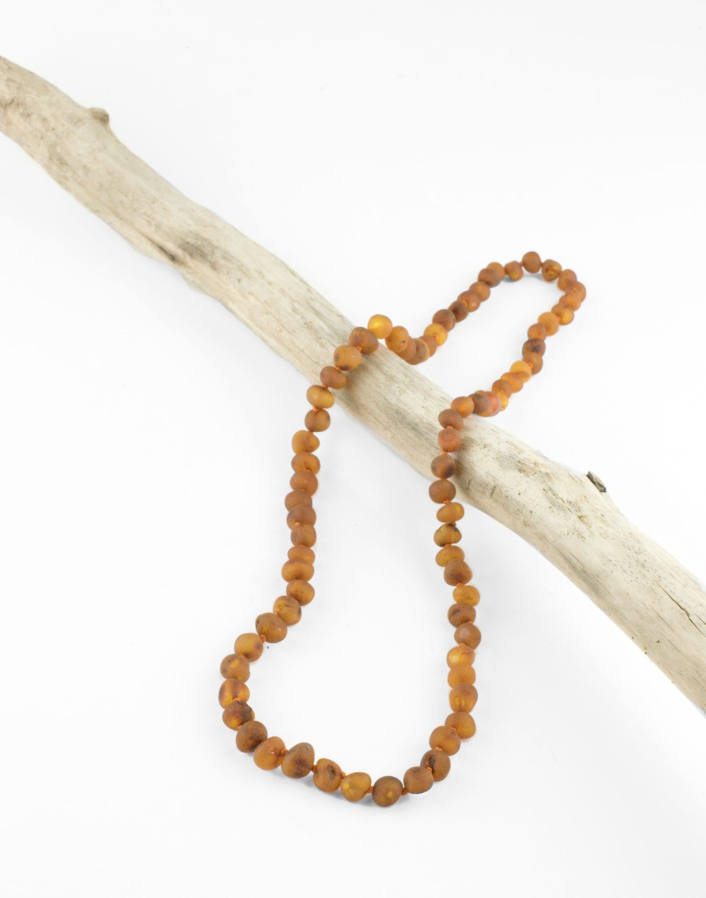 Raw Cognac Baltic Amber Necklace